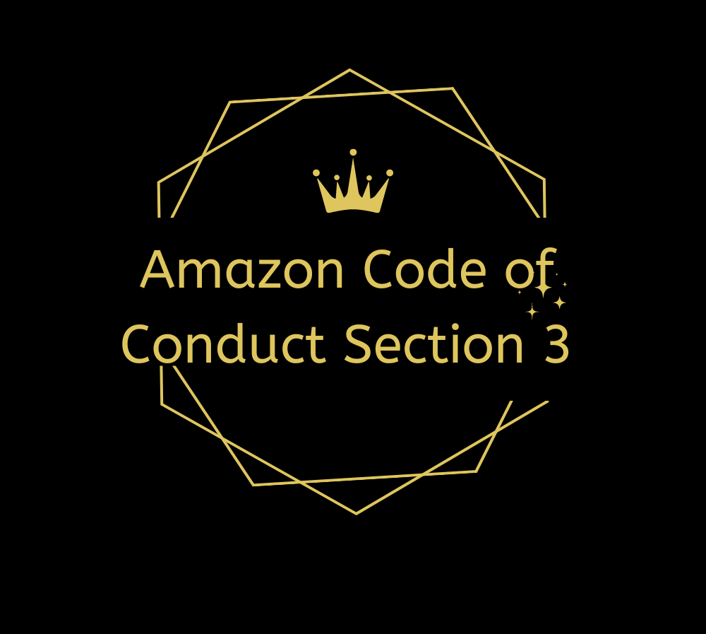 Amazon Code of Conduct Section 3